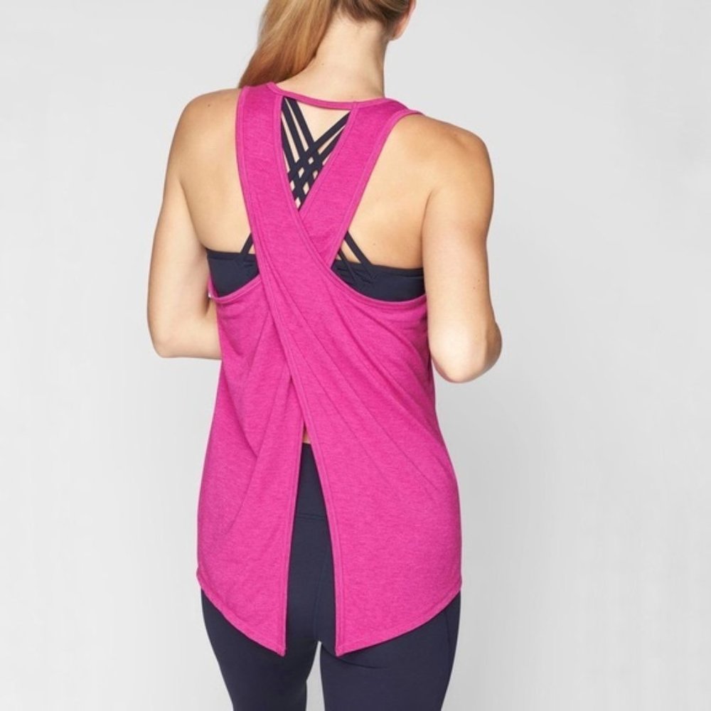 Athleta Essence Tie Back Tank I Sz Small